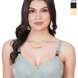 Liigne Pack Of 3 Maternity Bra All Day Comfort Full Coverage-picture-51