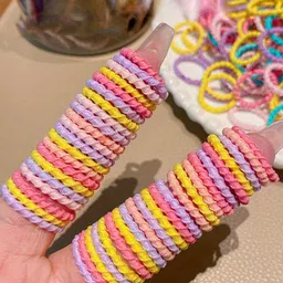 LYTIX Set Of 100 Assorted Ponytail Holders image 3