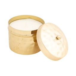 Aura White & Gold-Toned 1 pieces Jar Candle-image-87