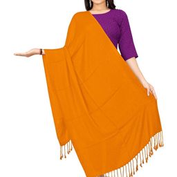 EBADAT Women Mustard Regular Dupatta-image-10