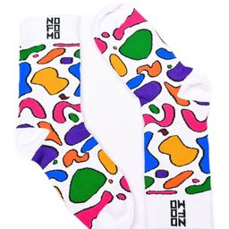 NoFoMo Colour Blast Printed Calf-Length Odour-Free Socks-image-7