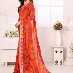 KALINI Printed Designer Leheriya Saree-picture-53