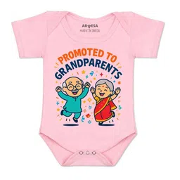 arvesa Promoted To Grandparents Printed Romper-picture-22