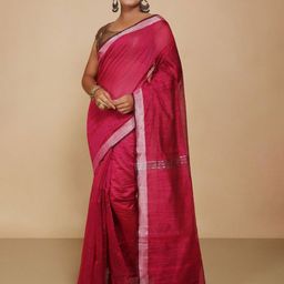 BENGAL HANDLOOM Art Silk Taant Saree-image-73