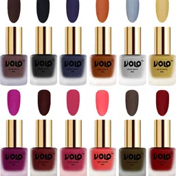 VOLO Set Of 12 Velvet Matte Nail Polish-8 ml Each-19