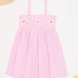 Pantaloons Baby Kids-Girls Checked A-Line Dress-picture-26