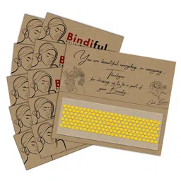 Comet Busters Set Of 10 Bindiful Traditional Round Velvet Bindi-5