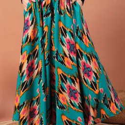 LookShine Women Abstract Printed Elastic Waist Palazzos-picture-12