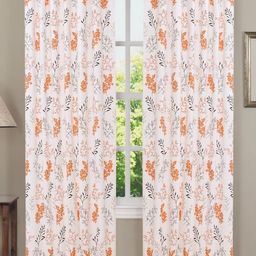 Dekor World Multicoloured Set of 2 Floral Long Door Curtain-image-34