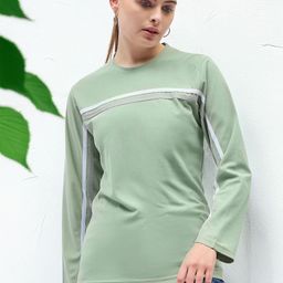 ANJIR Women Striped Round Neck T-shirt-image-35
