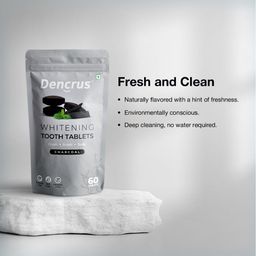 Dencrus Charcoal Tooth Tablets - 60 Tablets image 5