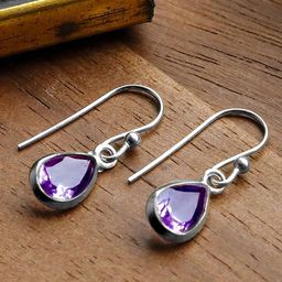 Peora Silver Plated Crystals Studded Teardrop Shaped Drop Earrings-picture-17