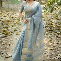 Pandadi Saree Woven Design Zari Silk Blend Designer Sarees With Matching Blouse Piece-image-24