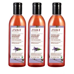Jiva Set Of 3 Thyme & Rosemary Hair Tonic - 120 ml Each-34