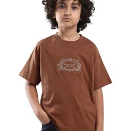 RARE ONES Boys Graphic Printed Round Neck Cotton Relaxed Fit T-shirt-image-20
