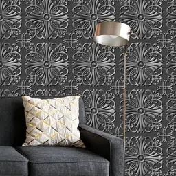 ArtzFolio Printed UV-Resistant Anti-Bacterial D Spiral Vine Art Peel & Stick Wallpaper-image-41