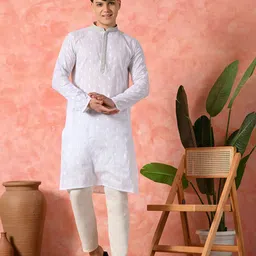 7 GEN Men Thread Work Kurta-image-85