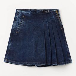 Fame Forever by Lifestyle Girls Cotton Skorts Knee Length Skirt-picture-44