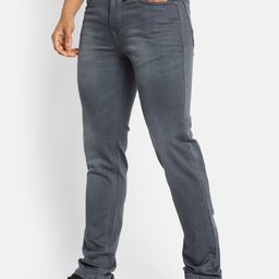 Octave Men Regular Fit Low Distress Light Fade Stretchable Jeans image 3