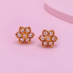 Kushal's Fashion Jewellery Gold Plated Classic Studs Earrings-image-56