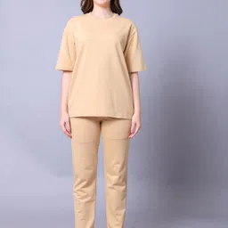 Lazy Lush Round Neck T-Shirt & Trousers Co-Ords-57