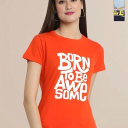 Mast & Harbour Women Typography 3 Printed Applique T-shirt-picture-11