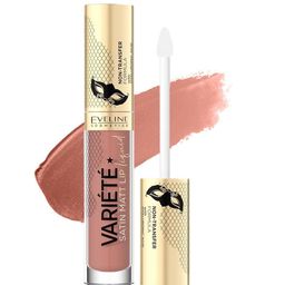 Eveline Cosmetics Variete Satin Matt Liquid Lipstick- Caramel Cake 01- 4.5 ml-3