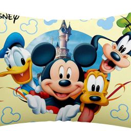 by Kuber Industries Microfibre Solid Baby Pillow Pack of 1-image-3