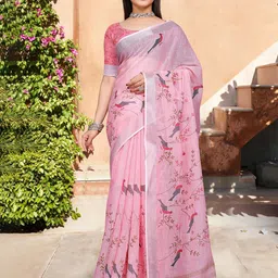 Mitera Ethnic Motifs Zari Pure Cotton Saree-picture-44
