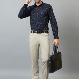 Ostermann Men Checked Trousers-picture-23