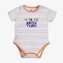 Ed-a-Mamma Baby Infants Striped Cotton Bodysuit-picture-27