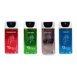 Qelica Set Of 4 Strawberry Mint Paan Chuski Silver Elachi Polar Mint Spray-10g Each-2