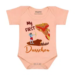 Arvesa My First Navratri Printed Bodysuit-75