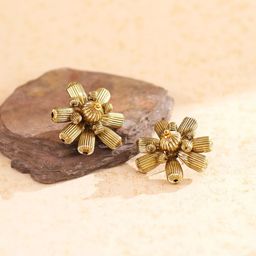StyleCast Gold-Plated Floral Shaped Studs-image-76