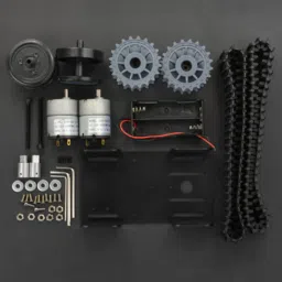 Black Gladiator - Tracked Robot Chassis-13