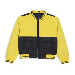 Allen Solly Junior Boys Colourblocked Bomber Jacket-image-30