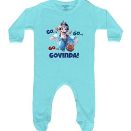FFLIRTYGO Infants Janmashtami Printed Cotton Sleepsuit-image-88