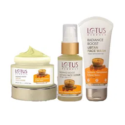 Lotus Herbals Set Of 3 Radiance Boost Ubtan Face Cream 50 g, Serum 30 ml ,Face Wash 50 g-4