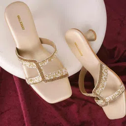 WALKWAY by Metro Embellished Block Sandals-31