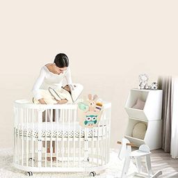 3NH® 1pc Baby's Cot Sundries Storage Bag Cartoon Pattern Adorable Convenient image 2