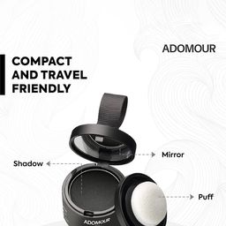 ADOMOUR Root Touch Powder - 4 g - Grey image 5
