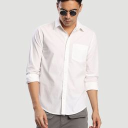 Bene Kleed Spread Collar Cotton Shirt-picture-19