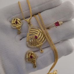 niva fashion Women Gold-Plated Brass Pendant-image-74
