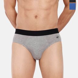 LOGGERHEAD Pack Of 3 Cotton Hipster Briefs LHFB004-Grey-Black-Blue-image-94