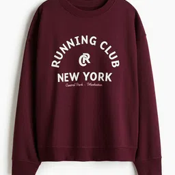 H&M Text-Motif Sweatshirt-19