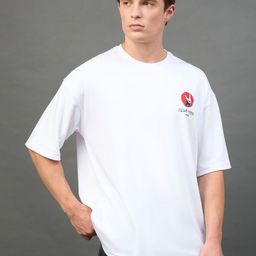 THE BEETEL HOUSE Graphic Printed Round Neck Oversized T-shirt-picture-5