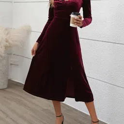KPOP Women A-Line Dress-image-36