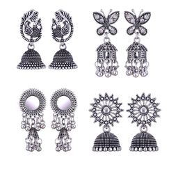Sangria Alloy Silver-Plated Earrings-image-67