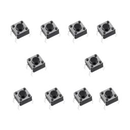 12x12x7.3mm Tactile Push Button Switch(Pack of 10)-19