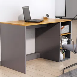 HEXA RED Grey Engineered Wood Study Table For Work From Home Students & Computer Table image 3